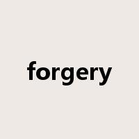 forgery是什么意思