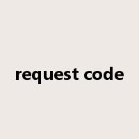 request code是什么意思