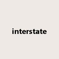 interstate是什么意思