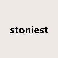 stoniest是什么意思