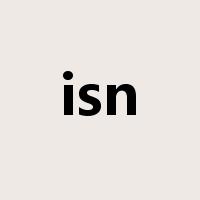 isn是什么意思