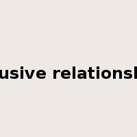 abusive relationship是什么意思