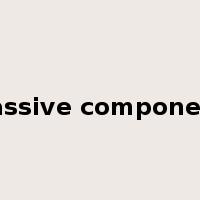 passive component是什么意思