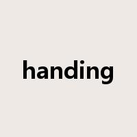 handing是什么意思