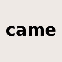 came是什么意思