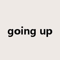going up是什么意思