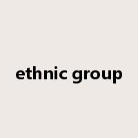 ethnic group是什么意思