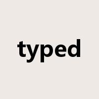 typed是什么意思
