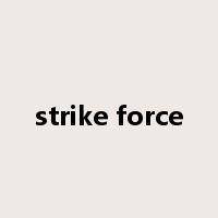 strike force是什么意思