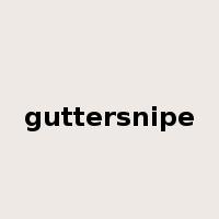 guttersnipe是什么意思