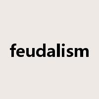 feudalism是什么意思