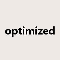 optimized是什么意思