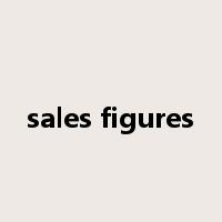 sales figures是什么意思