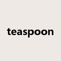 teaspoon是什么意思