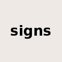 signs是什么意思