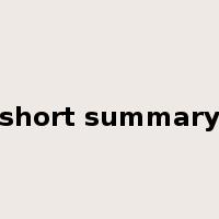 short summary是什么意思