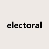 electoral是什么意思