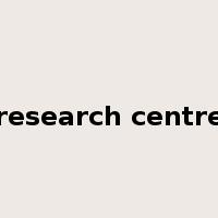 research centre是什么意思