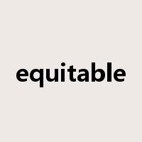 equitable是什么意思