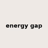 energy gap是什么意思