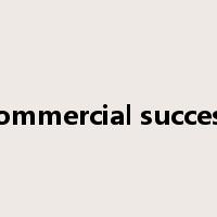 commercial success是什么意思