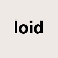 loid是什么意思