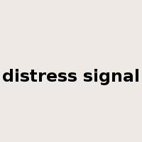 distress signal是什么意思