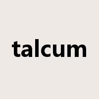 talcum是什么意思