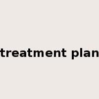 treatment plan是什么意思