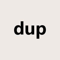 dup是什么意思