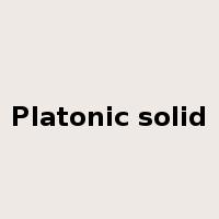 Platonic solid是什么意思