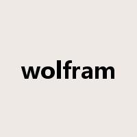 wolfram是什么意思