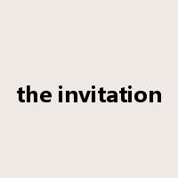 the invitation是什么意思