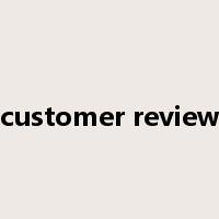 customer review是什么意思