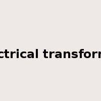 electrical transformer是什么意思