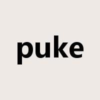 puke是什么意思