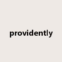 providently是什么意思