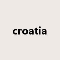 croatia是什么意思