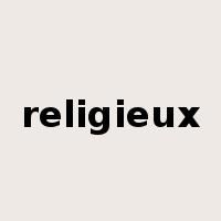 religieux是什么意思