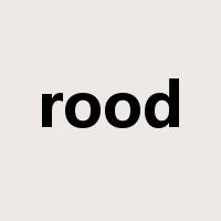 rood是什么意思