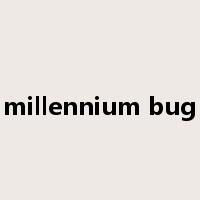 millennium bug是什么意思