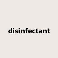 disinfectant是什么意思