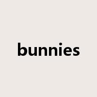 bunnies是什么意思
