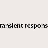 transient response是什么意思