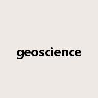 geoscience是什么意思