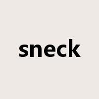sneck是什么意思