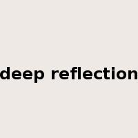 deep reflection是什么意思