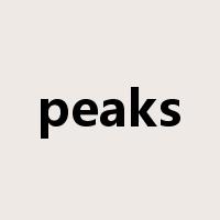 peaks是什么意思