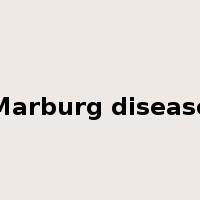 Marburg disease是什么意思