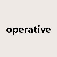 operative是什么意思